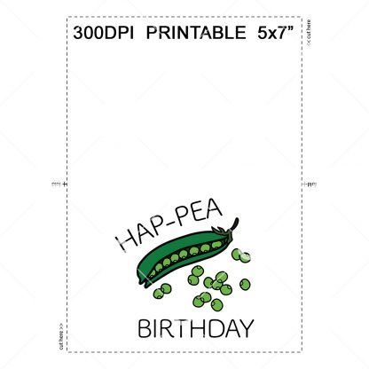 HAP-PEA Birthday Card Example