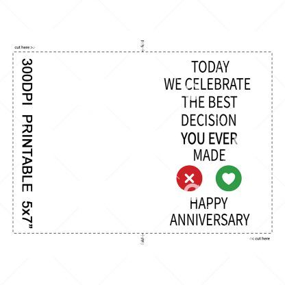 Today We Celebrate Anniversary Card Example