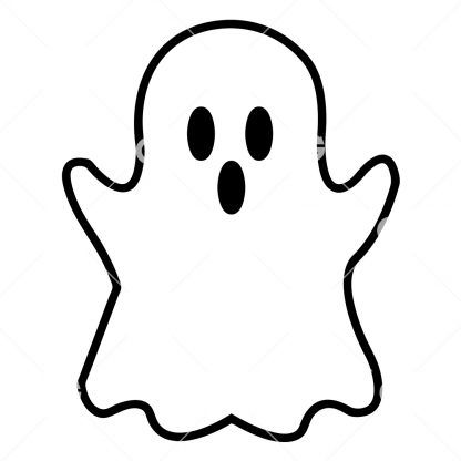 Cute Halloween Ghost SVG