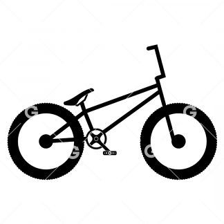 BMX Riding Bike SVG