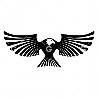 USA Eagle Spread Wings SVG