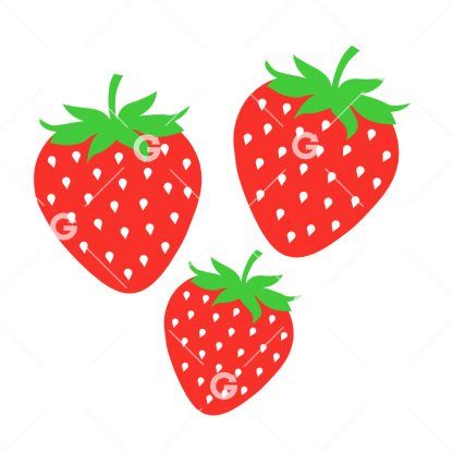 Strawberry Fruit SVG