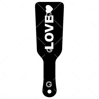 BDSM Love Sex Toy Paddle SVG
