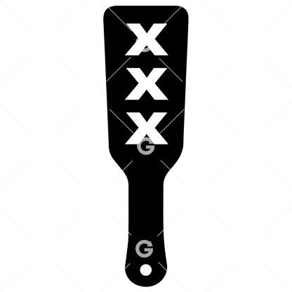 BDSM XXX Sex Toy Paddle SVG