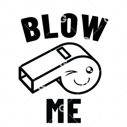 Blow Me Emoji Whistle SVG