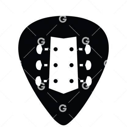 Guitar Pick Acoustic Guitar Headstock SVG