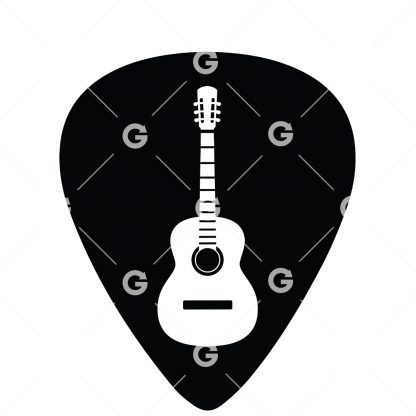Guitar Pick Classical Guitar SVG