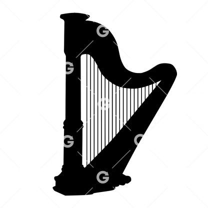 Harp Musical Instrument SVG