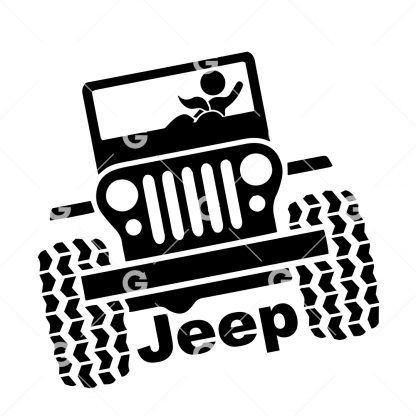 Off Road Jeep Blowjob Decal SVG