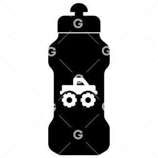 Monster Truck Sports Water Bottle SVG