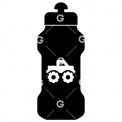 Monster Truck Sports Water Bottle SVG