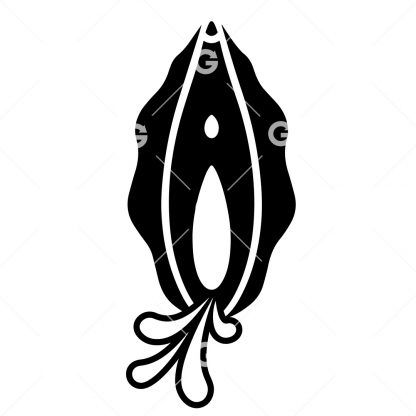 Squirting Women's Vagina SVG
