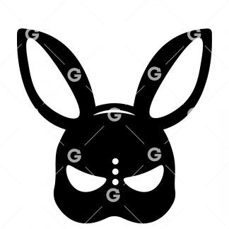 BDSM Rabbit Mask Sex Toy SVG