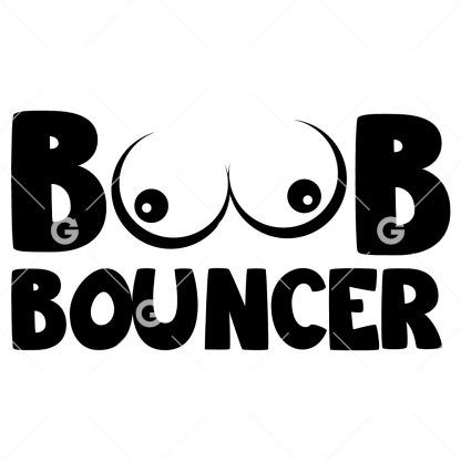 Boob Bouncer 4x4 Decal SVG