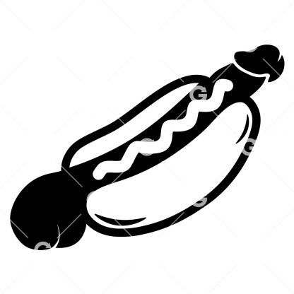 Foot Long Penis Hotdog SVG
