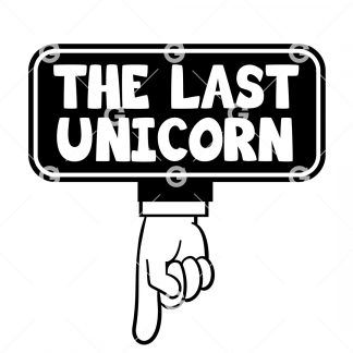 The Last Unicorn (Penis) Decal SVG