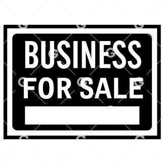 Business For Sale Sign SVG