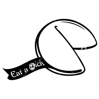 Eat A Dick Fortune Cookie SVG