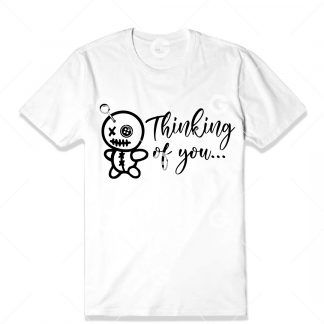 Thinking of You Voodoo Doll T-Shirt SVG