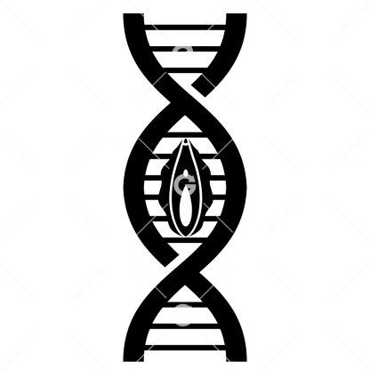 Vagina (Pussy) DNA Strand SVG