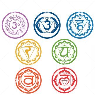7 Chakra Symbol SVG Bundle