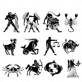 Astrology Signs SVG Bundle