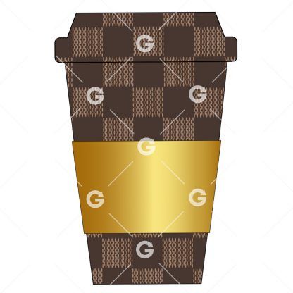 Checkered Fashion Togo Cup SVG