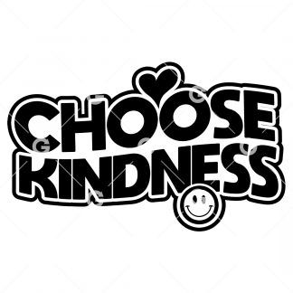 Choose Kindness Awareness Decal SVG