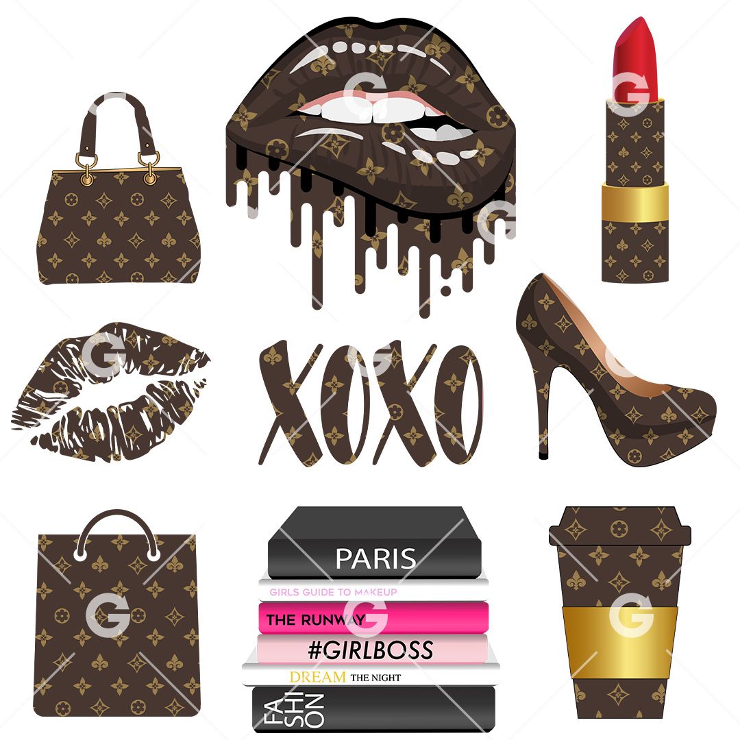 Louis Vuitton SVG & PNG Download - Free SVG Download - Fashion SVG