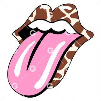 Giraffe Smile Mouth Lips SVG