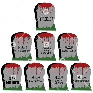 Halloween Tombstone Sayings SVG Bundle