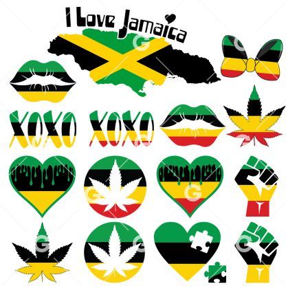 Jamaican, Rasta SVG Bundle