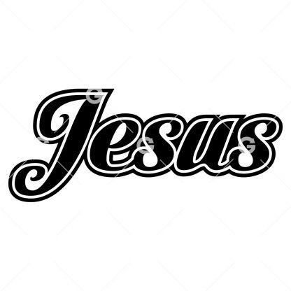 Jesus Religion Decal SVG