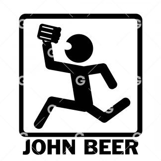 John Beer Decal SVG