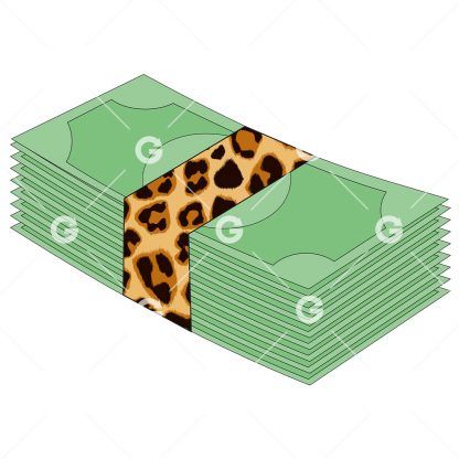 Leopard Fashion Cash SVG