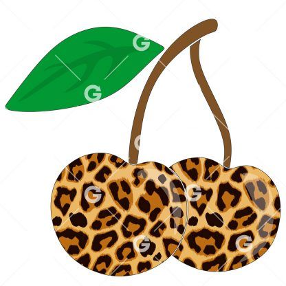 Leopard Fashion Cherries SVG