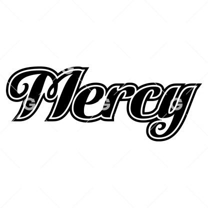 Mercy Religion Decal SVG