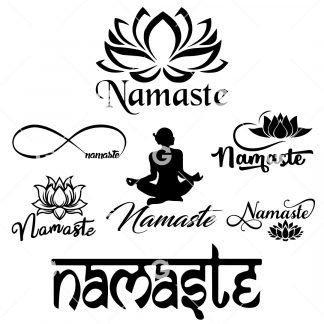 Namaste Spiritual SVG Bundle