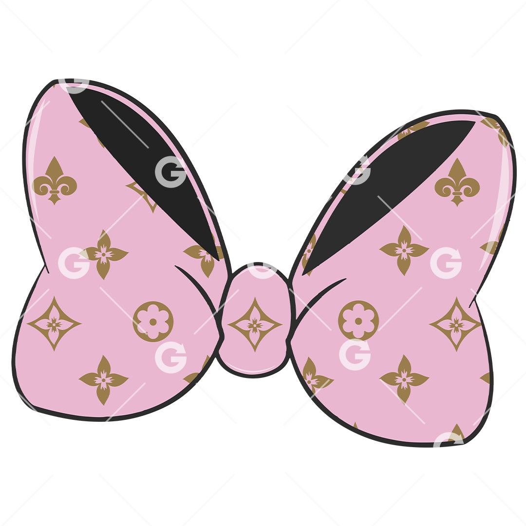 Premium Vector  A cute baby pink bow sticker illustration vector