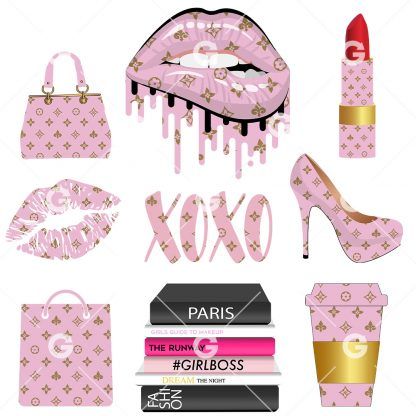 Pink Fashion SVG Bundle