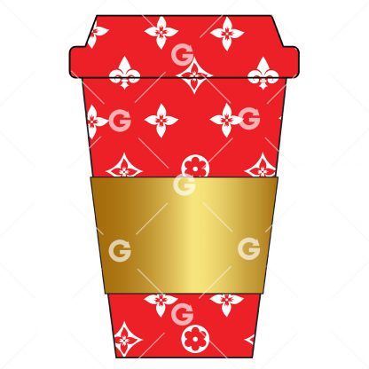 Red Fashion Togo Cup SVG