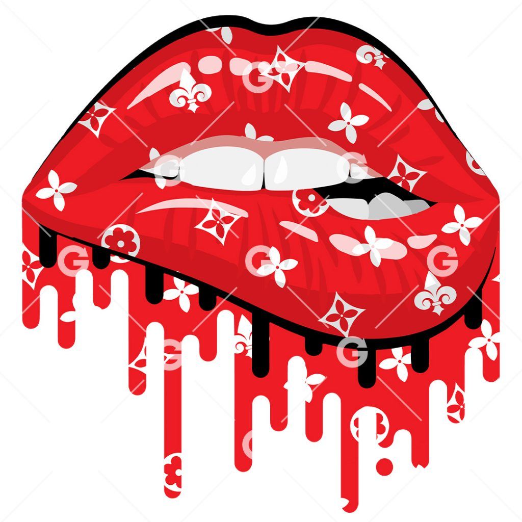 Fashion Plaid Drip Lips SVG, Print and Cut Lips, Dripping Lips, Biting  Lips, Lips, Lipstick Lips, Fashion Lips, Designer Lips, Plaid Pattern