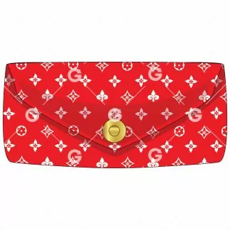 Red Fashion Wallet SVG