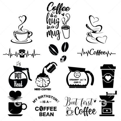 Coffee Designs SVG Bundle