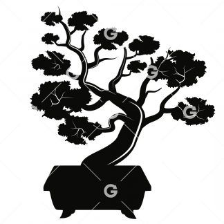 Japanese Bonsai Tree SVG