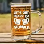 Funny Free SVG Let's Get Ready To Stumble Beer Design.