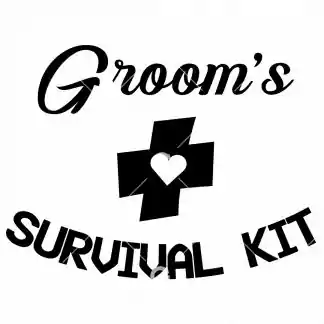 Wedding Groom's Survival Kit SVG